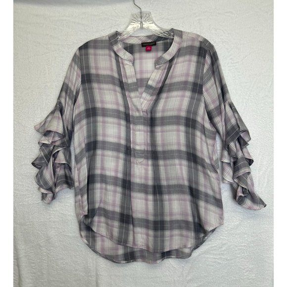 Vince Camuto Tops - Vince Camuto Plaid Tunic